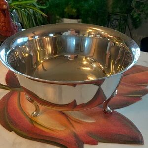 Steiff Pewter 9” Diameter Serving Bowl